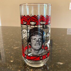 RARE Vintage 1982 George Brett Coca Cola Glass